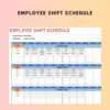 7 Set Shift Schedule Excel Template - Image 7