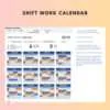 7 Set Shift Schedule Excel Template - Image 9