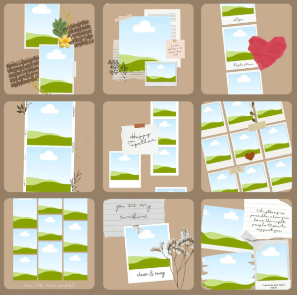 65 Pages Photobook Canva Template | Printable A4 Size for Friends & Family | Anniversary | Birthday - Image 4