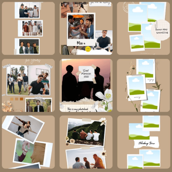 65 Pages Photobook Canva Template | Printable A4 Size for Friends & Family | Anniversary | Birthday - Image 6
