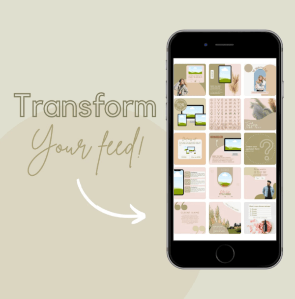 30 Brown Theme Canva Templates  Printable A4 for Instagram  Facebook  Minimalist Design - Image 8
