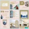 30 Airbnb Homestay Digital Marketing Templates | Canva Printable (A4) for Facebook - Image 7
