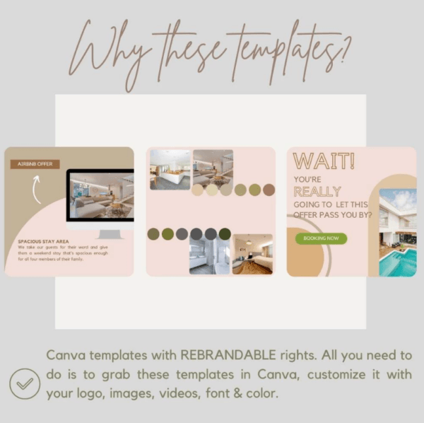 30 Airbnb Homestay Digital Marketing Templates | Canva Printable (A4) for Facebook - Image 4
