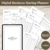 50+ Digital Business Planner Templates | Small Business Owner Planner | Home Business Organizer | Printable - Image 5