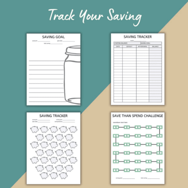 55+ Template Digital Finance Planner | Income, Expenses, Bill, Retirement, Budget Tracker | Cash Management Planner - Image 3