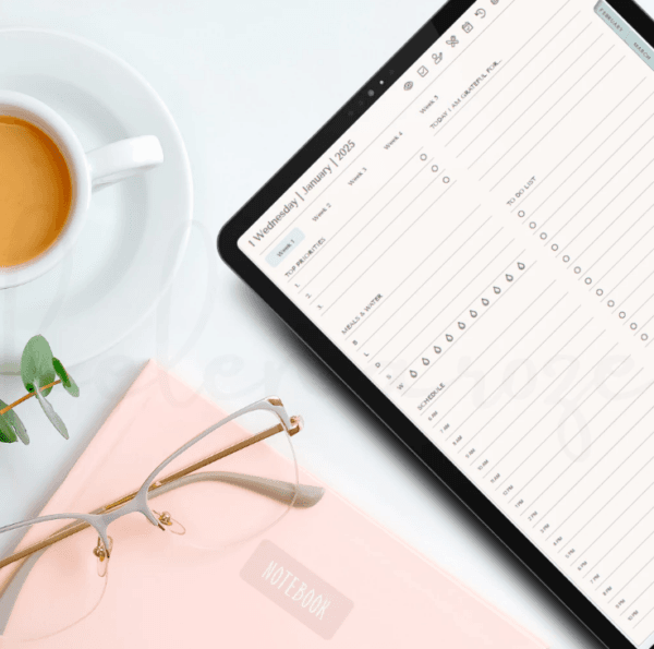 2025 Hyperlinked Digital Planner | For iPad & Android | Good notes Compatible - Image 3