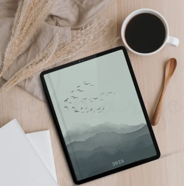 2025 Hyperlinked Digital Planner | For iPad & Android | Good notes Compatible - Image 2