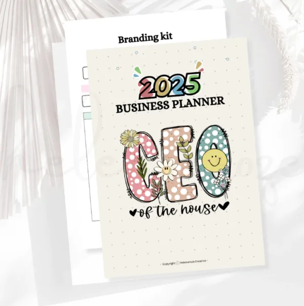 2025 Business Planner | Small Business Owner Printable PDF | Home Business Organizer - Image 5